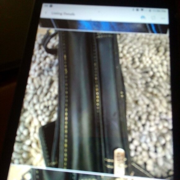 Black Italian designed shoulder bag - Picture 2 of 13